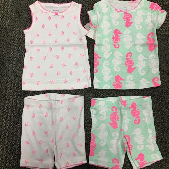 Carter's Other - Carters Seahorse PJ pajama sleep set 4 piece NWT Carter's Other - Carters Seahorse PJ pajama sleep set 4 piece NWT